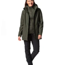 VAUDE Damen Winterparka Idris 3in1 III - Khaki -Grundstoff Verkäufe 3in1 winterjacke nachhaltig fair 42402 161 1280x1280