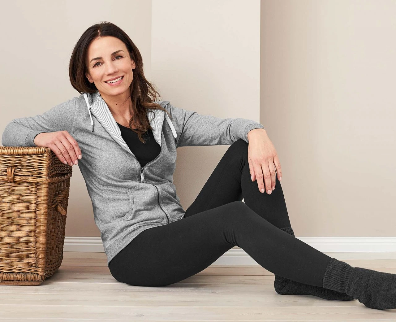 Winter-Leggings Aus Bio-Baumwolle - Black 4 Winter-Leggings Aus Bio-Baumwolle - Black – Bild 2