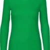 Neutral Longsleeve Aus Fairtrade Bio-Baumwolle - Green -Grundstoff Verkäufe 81050 Green Neutral Longsleeve front mitteldick Damen gruen Fairtrade Biobaumwolle 1280x1280
