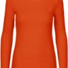 Neutral Longsleeve Aus Fairtrade Bio-Baumwolle - Orange