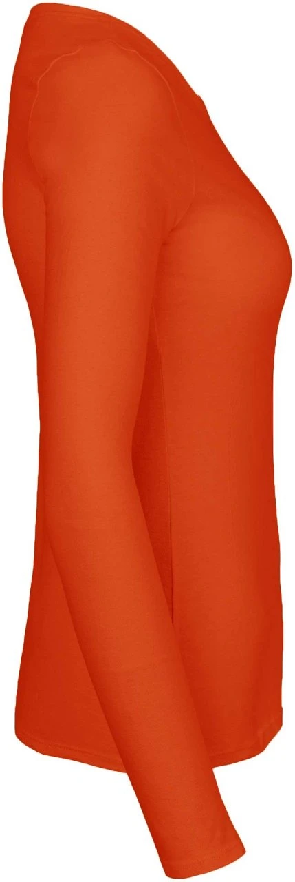 Neutral Longsleeve Aus Fairtrade Bio-Baumwolle - Orange 5 Neutral Longsleeve Aus Fairtrade Bio-Baumwolle - Orange – Bild 3