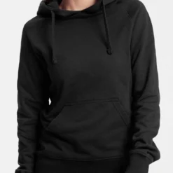 Neutral Hooded Sweatshirt Aus Fairtrade Bio-Baumwolle - Schwarz 9 Neutral Hooded Sweatshirt Aus Fairtrade Bio-Baumwolle - Schwarz -Grundstoff Verkäufe 83101 Black Neutral Frauen Pullover Kapuze Model weich schwarz Biobaumwolle Fair Fashion 1280x1280