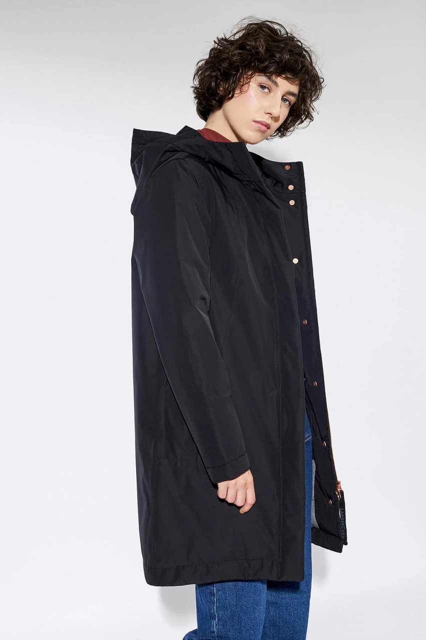 Ariza - Winterparka Aus Bio-Baumwolle & Recyceltem Nylon - Black 7 Ariza - Winterparka Aus Bio-Baumwolle & Recyceltem Nylon - Black – Bild 5