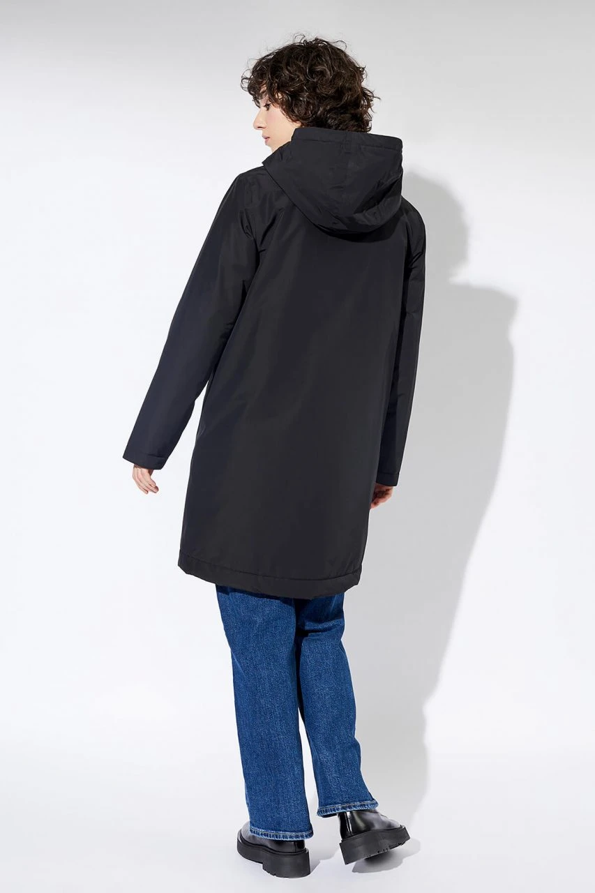 Ariza - Winterparka Aus Bio-Baumwolle & Recyceltem Nylon - Black 9 Ariza - Winterparka Aus Bio-Baumwolle & Recyceltem Nylon - Black – Bild 7