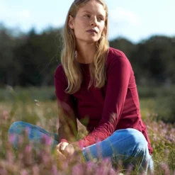 Neutral Longsleeve Aus Fairtrade Bio-Baumwolle - Bordeaux 9 Neutral Longsleeve Aus Fairtrade Bio-Baumwolle - Bordeaux -Grundstoff Verkäufe BOR Longsleeve Damen weinrot Biobaumwolle O81050 1280x1280