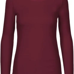 Neutral Longsleeve Aus Fairtrade Bio-Baumwolle - Bordeaux