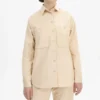 Mela Fairtrade Cord Overshirt Jiya Aus Bio-Baumwolle - Mandel