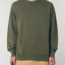 Vintage Terry Sweatshirt Aus Bio-Baumwolle - G. Dyed Khaki 16 Vintage Terry Sweatshirt Aus Bio-Baumwolle - G. Dyed Khaki -Grundstoff Verkäufe Bio Baumwoll Vintage Sweater U085 109 1280x1280