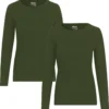 Neutral Doppelpack - Longsleeve Aus Fairtrade Bio-Baumwolle - Military