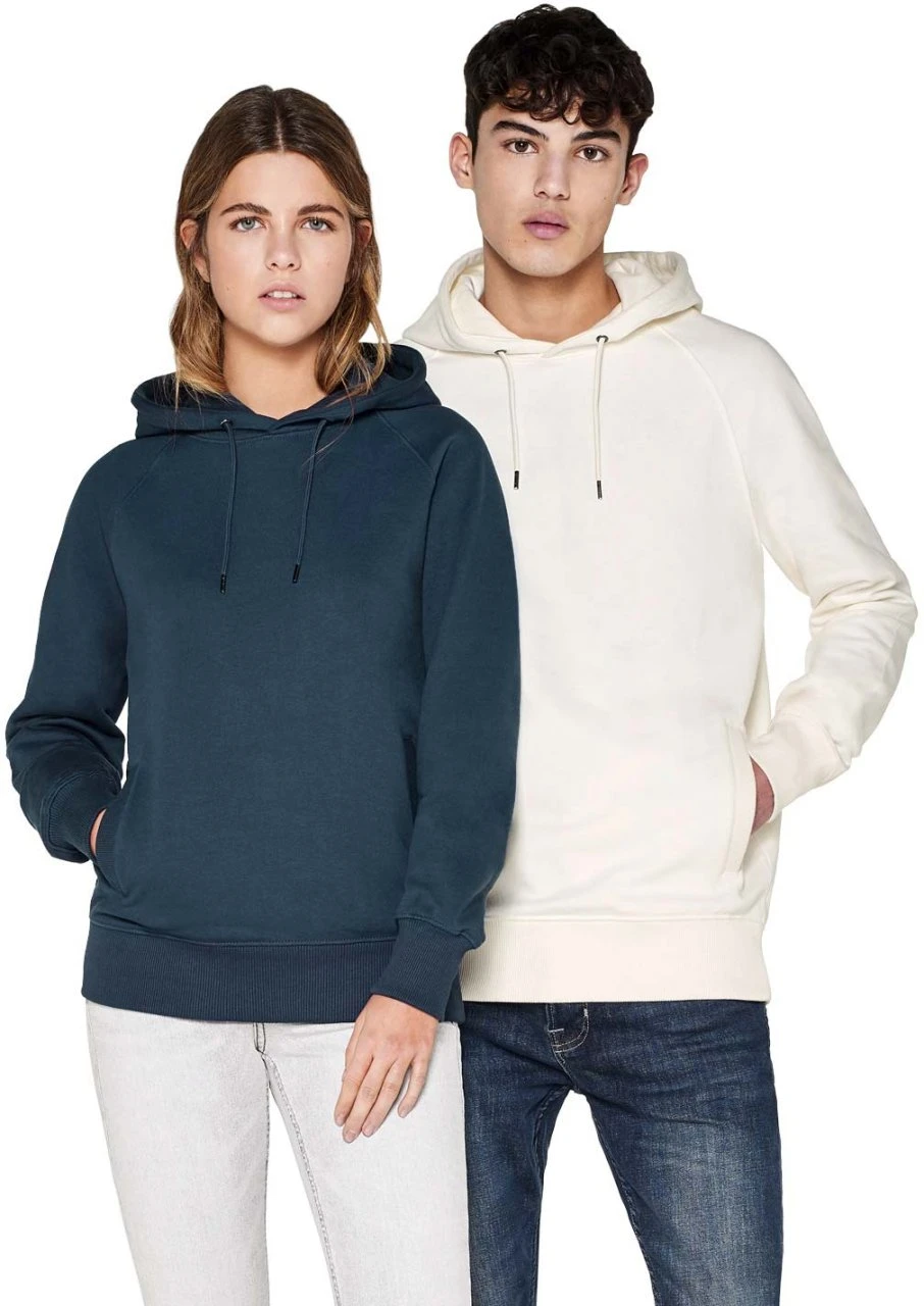 Schwerer Raglan Hoodie Aus Bio-Baumwolle - White Mist 7 Schwerer Raglan Hoodie Aus Bio-Baumwolle - White Mist – Bild 5