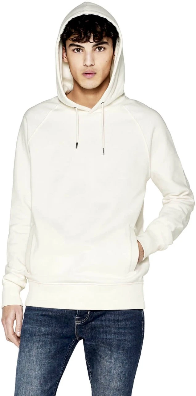 Schwerer Raglan Hoodie Aus Bio-Baumwolle - White Mist 6 Schwerer Raglan Hoodie Aus Bio-Baumwolle - White Mist – Bild 4