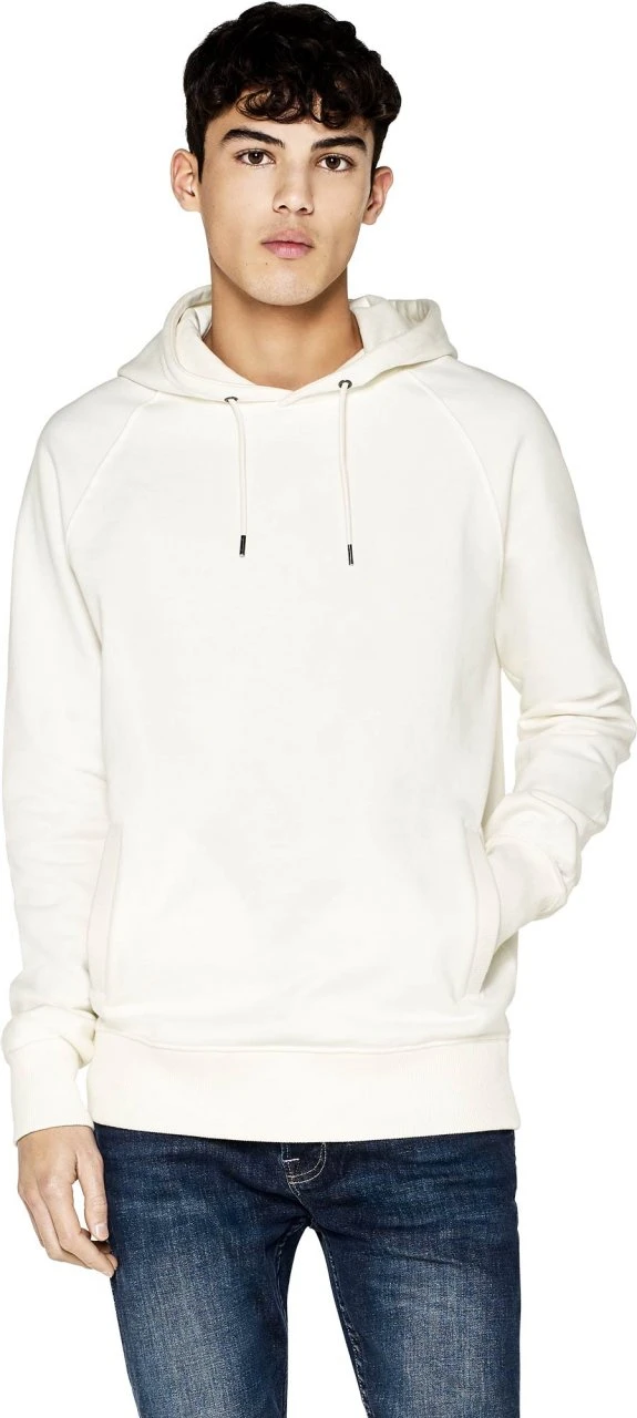 Schwerer Raglan Hoodie Aus Bio-Baumwolle - White Mist 5 Schwerer Raglan Hoodie Aus Bio-Baumwolle - White Mist – Bild 3