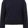Schweres Sweatshirt Aus Biobaumwolle - Navy -Grundstoff Verkäufe EP64 NA Earth Positive Pullover Rundhalsausschnitt Navy Bio Baumwolle schadstoffarm 1280x1280