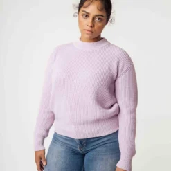 Grundstoff Verkäufe -Grundstoff Verkäufe Fairtrade Strickpulli MELA 152 305 lila 1280x1280