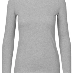 Neutral Longsleeve Aus Fairtrade Bio-Baumwolle - Grau-meliert