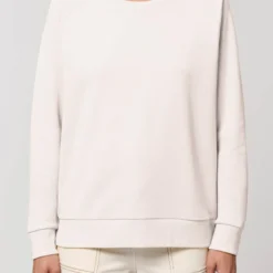 Sweatshirt Aus Bio-Baumwolle - Vintage White 9 Sweatshirt Aus Bio-Baumwolle - Vintage White -Grundstoff Verkäufe GSTSW125 504 Raglan Sweater Frauen laessig offwhite Rundhalsausschnitt organic fair wear 1280x1280