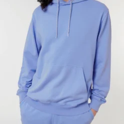 Vintage Terry Hoodie Aus Bio-Baumwolle - G. Dyed Swimmer Blue -Grundstoff Verkäufe Kapuzenpullover stueckgefaerbt fair nachhaltig U040 103 1280x1280