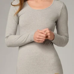 Langarmshirt Aus Fairtrade Biobaumwolle - Grau-melange 9 Langarmshirt Aus Fairtrade Biobaumwolle - Grau-melange -Grundstoff Verkäufe Langarmshirt grau meliert fairtrade frauen vegan biobaumwolle 1280x1280