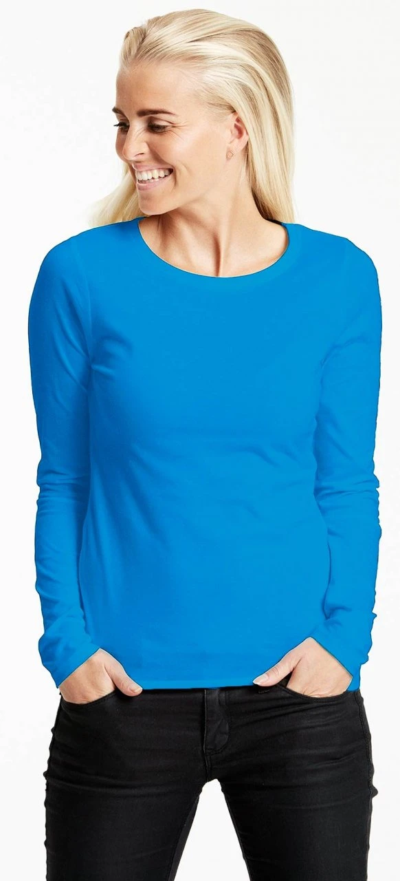 Neutral Longsleeve Aus Fairtrade Bio-Baumwolle - Sapphire 6 Neutral Longsleeve Aus Fairtrade Bio-Baumwolle - Sapphire – Bild 4