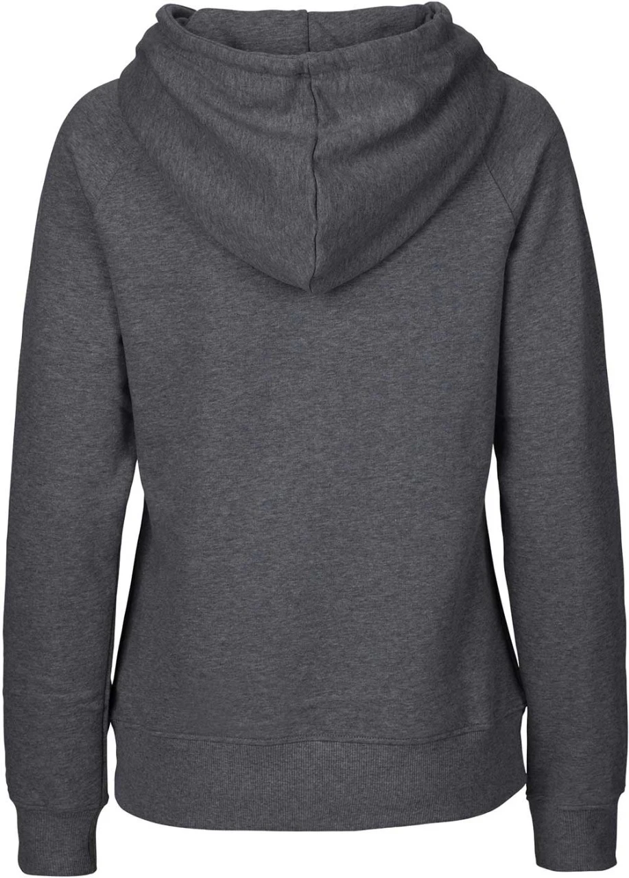 Neutral Hooded Sweatshirt Aus Fairtrade Bio-Baumwolle - Dark Heather 4 Neutral Hooded Sweatshirt Aus Fairtrade Bio-Baumwolle - Dark Heather – Bild 2