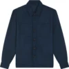 Unisex Twill Overshirt Aus Recyceltem Polyester - French Navy -Grundstoff Verkäufe Overshirt aus Recycelmaterial vegan U845 727 1280x1280