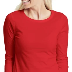 Neutral Longsleeve Aus Fairtrade Bio-Baumwolle - Rot -Grundstoff Verkäufe RED Longsleeve Damen rot GOTS Biobaumwolle O81050 1280x1280