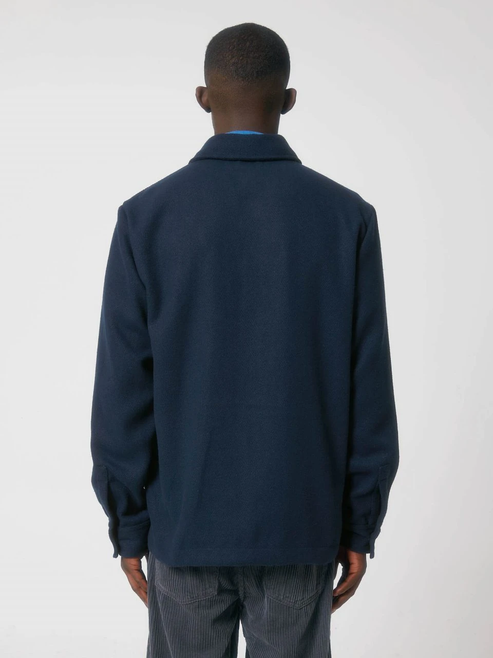 Unisex Twill Overshirt Aus Recyceltem Polyester - French Navy 8 Unisex Twill Overshirt Aus Recyceltem Polyester - French Navy – Bild 6