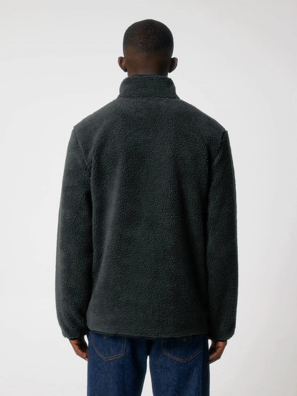 Unisex Sherpa-Jacke Aus Recyceltem Polyester - Black 8 Unisex Sherpa-Jacke Aus Recyceltem Polyester - Black – Bild 6