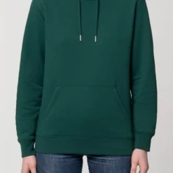 Unisex Hoodie Aus Bio-Baumwolle - Glazed Green -Grundstoff Verkäufe STSU822 036 Unisex Pullover klassisch Kaengurutasche Frauenmodel Bio Zertifiziert Fair Wear organic 1280x1280