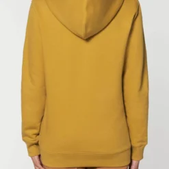 Unisex Hoodie Aus Bio-Baumwolle - Ochre -Grundstoff Verkäufe STSU822 048 ochre Kapuzenpullover unifarben Rippbuendchen senfgelb Fair Wear Bio Mode 1280x1280