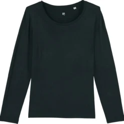 Grundstoff Verkäufe -Grundstoff Verkäufe STTW021 002 Longsleeve Damen schwarz Bio Baumwolle faire Herstellung 1280x1280 1
