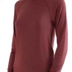 Active Longsleeve Aus Micromodal - Burgundy