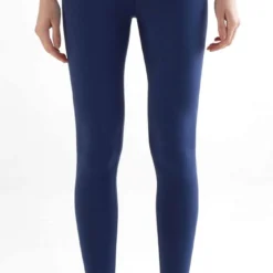 Active Leggings Aus Bio-Baumwolle & Elastan - Navy 8 Active Leggings Aus Bio-Baumwolle & Elastan - Navy -Grundstoff Verkäufe T1300 03 NAVY True North lange Leggings sportiv schlicht hoher Bund dunkelblau Oeko Fair 1280x1280