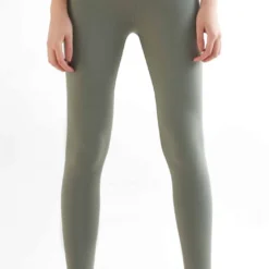 Active Leggings Aus Bio-Baumwolle & Elastan - Light Green -Grundstoff Verkäufe T1300 05 LIGHT GREEN True North Sportive Leggings taillenhoch khaki gruen high flexibility oekologisch 1280x1280