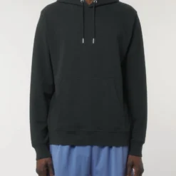 Terry Hoodie Aus Bio-Baumwolle - Black -Grundstoff Verkäufe Terry Kapuzenpullover schwarz veganU011 002 1280x1280