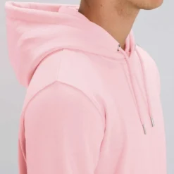 Unisex Hoodie Aus Bio-Baumwolle - Cotton Pink 18 Unisex Hoodie Aus Bio-Baumwolle - Cotton Pink -Grundstoff Verkäufe U822 005 Pullover mit Kapuze oeko bio vegan mm detail 1280x1280