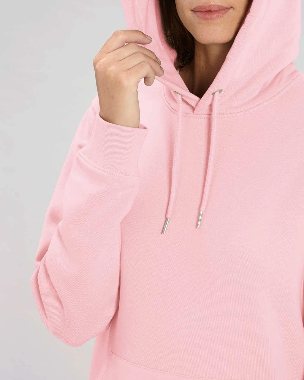 Unisex Hoodie Aus Bio-Baumwolle - Cotton Pink 9 Unisex Hoodie Aus Bio-Baumwolle - Cotton Pink – Bild 7