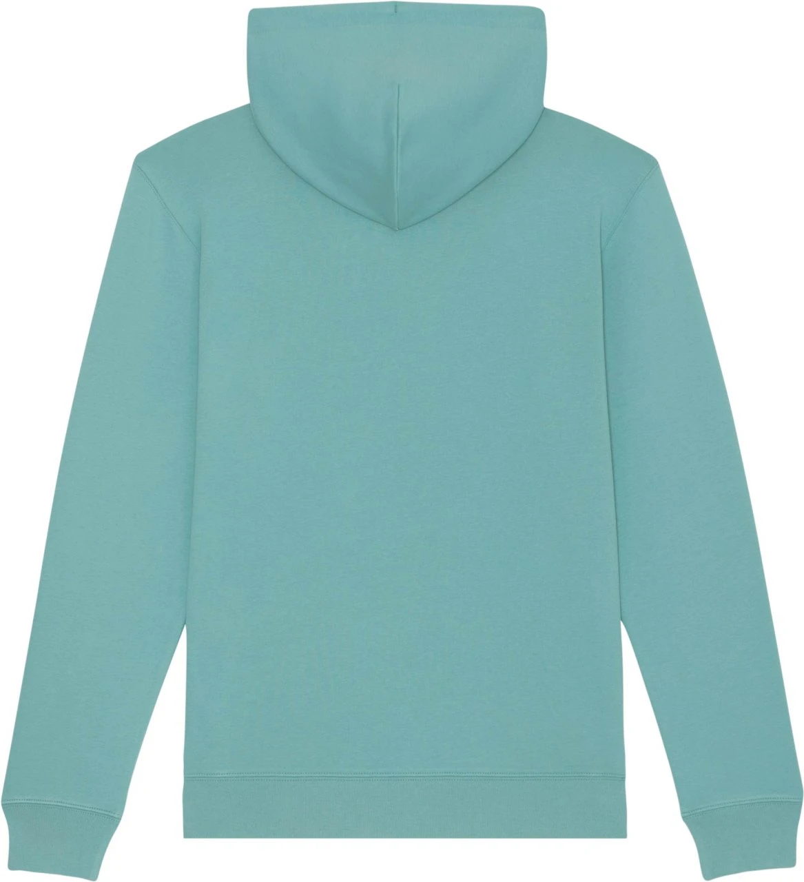 Unisex Hoodie Aus Bio-Baumwolle - Teal Monstera 4 Unisex Hoodie Aus Bio-Baumwolle - Teal Monstera – Bild 2