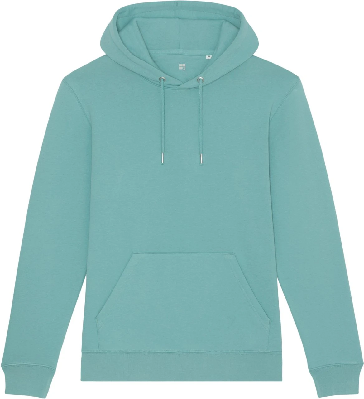 Unisex Hoodie Aus Bio-Baumwolle - Teal Monstera 3 Unisex Hoodie Aus Bio-Baumwolle - Teal Monstera