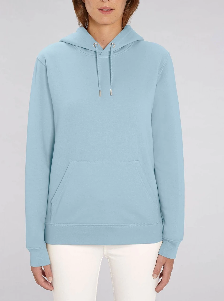 Unisex Hoodie Aus Bio-Baumwolle - Sky Blue 7 Unisex Hoodie Aus Bio-Baumwolle - Sky Blue – Bild 5