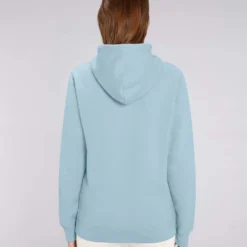 Unisex Hoodie Aus Bio-Baumwolle - Sky Blue 16 Unisex Hoodie Aus Bio-Baumwolle - Sky Blue -Grundstoff Verkäufe U822 232 Frauen Sweatshirt mit doppellagiger Kapuze umweltfreundlich fm back 1280x1280