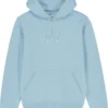 Unisex Hoodie Aus Bio-Baumwolle - Sky Blue -Grundstoff Verkäufe U822 232 Unisex Hoodie aus Biobaumwolle sky blue front 1280x1280