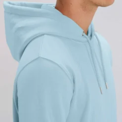Unisex Hoodie Aus Bio-Baumwolle - Sky Blue 17 Unisex Hoodie Aus Bio-Baumwolle - Sky Blue -Grundstoff Verkäufe U822 232 fairer Herren Hoodie aus nachhaltigen Materialien mm detail 1280x1280