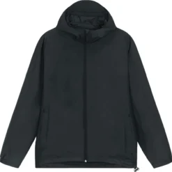 Unisex Windbreaker Aus Recyceltem Polyester - Black