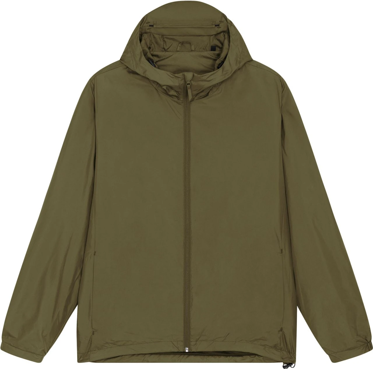 Unisex Windbreaker Aus Recyceltem Polyester - British Khaki 3 Unisex Windbreaker Aus Recyceltem Polyester - British Khaki