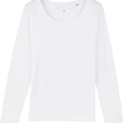 Longsleeve Aus Bio-Baumwolle - White