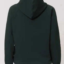 Kurzer Hoodie Aus Bio-Baumwolle - Black -Grundstoff Verkäufe W132 002 Frauen Pullover Kapuze fair wear fm back 1280x1280