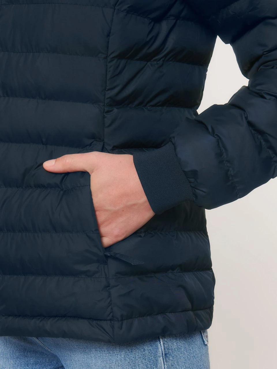 Steppjacke Aus Recyceltem Polyester - French Navy 10 Steppjacke Aus Recyceltem Polyester - French Navy – Bild 8