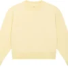 Cropped Sweatshirt Aus Bio-Baumwolle - Butter