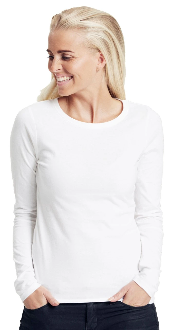 Neutral Longsleeve Aus Fairtrade Bio-Baumwolle - Weiss 6 Neutral Longsleeve Aus Fairtrade Bio-Baumwolle - Weiss – Bild 4